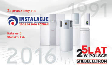 Stiebel Eltron zaprasza na Targi INSTALACJE 2016