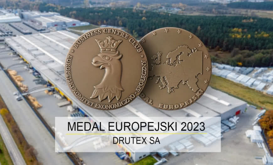 DRUTEX nagrodzony Medalem Europejskim