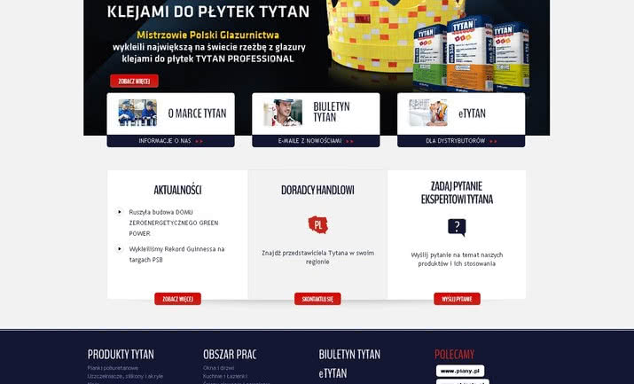 Nowa platforma internetowa marki Tytan