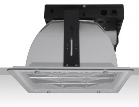 Downlight DLK 255 IP44 glass and RA Louver