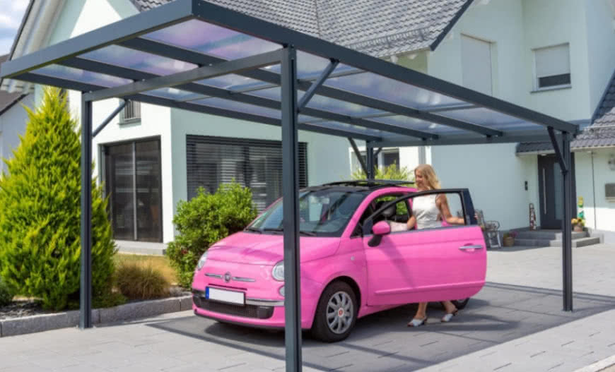 Wiata Carport Premium - ochrona przed szkodliwymi czynnikami atmosferycznymi