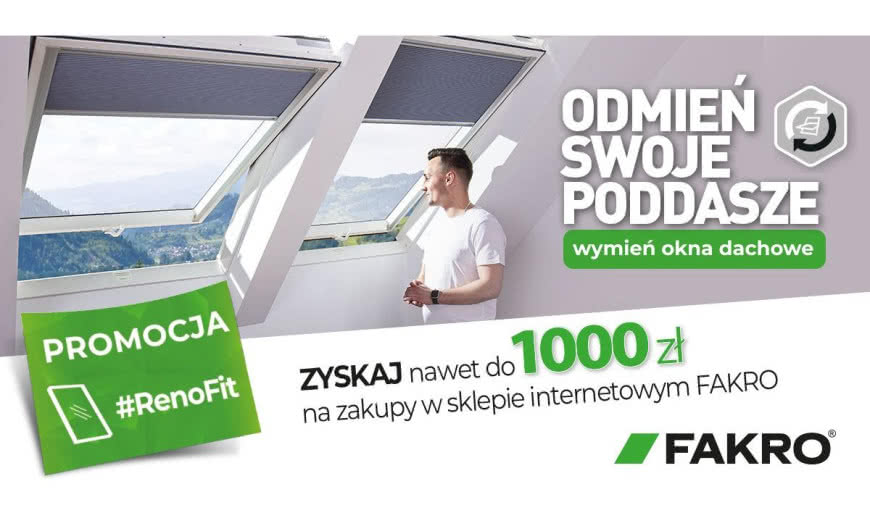 Odmień poddasze z programem FAKRO RenoFit  