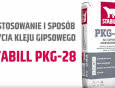 Zastosowanie i sposób użycia kleju gipsowego STABILL PKG-28