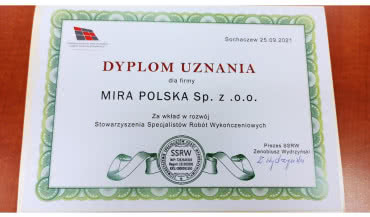 Mira Polska wyróżnione przez SSRW