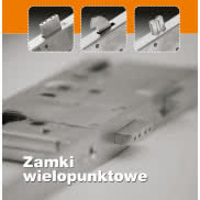 Zamki wpuszczane wielopunktowe